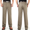 Pantalon de travail à jambe droite en coton mince et lâche pour hommes