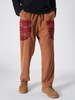 Pantalon Ethnique Homme Poche Ourlet Ourlet Cheville Longueur