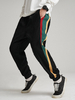Pantalon Homme Ethnique Rayé Latéral Imprimé Poche Cheville Longueur