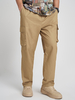 Pantalon Longueur à la cheville avec cordon de serrage pour hommes,  couleur unie