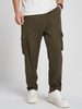 Pantalon Longueur à la cheville avec plusieurs poches à la taille élastique au dos pour hommes