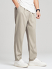 Pantalon"idien à Boutons de Couleur Unie pour Homme avec Poche