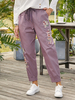 Pantalon sarouel décontracté à taille moyenne avec cordon de serrage pour femmes
