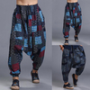 Pantalon sarouel ethnique entrejambe pour homme pantalon baggy danse yoga fond tha landais