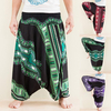 Pantalon Sarouel Homme Dashiki Imprimé Africain Aladdin Hippie Bohemian Yoga Pantalon