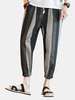 Pantalon sarouel respirant en lin à la cheville