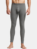 Pantalon thermique de couleur unie pour homme à taille moyenne confortable en U convexe long Johns