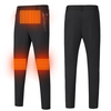 Pantalon chaud chauffant électrique USB pour femme Pantalon chauffant chauffant dhiver élastique