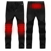 Pantalons chauds chauffants électriques Hommes Femmes Couche de base Pantalon élastique USB
