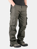 Pantalons de cargaison de loisirs extérieurs pour hommes Pantalons de jambe droits et poches extra larges