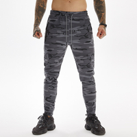 Pantalons de sport pour hommes Pantalons de legging Printemps Été Zipper Pantalon de survêtement camouflage multi-poches