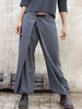 Pantalons lâches collables pour femmes Pantalons Gong Fu occasionnels irréguliers
