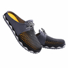 Pantoufles creuses pour hommes de grande taille,  sandales respirantes,  chaussures de plage décontractées paresseuses d&
