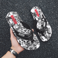 Pantoufles pour hommes Casual Summer Beach Flip Flops Pantoufles antidérapantes à bout clip