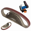 Papier abrasif 10pcs 760x25mm 60 bandes abrasives de ponçage abrasive