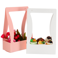 Papier gâteau boîte-cadeau bonbons biscuit fleur enveloppe emballage fête mariage pliable