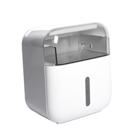 Papier hygiénique étanche à montage mural tissu Double support étagère Tube boîte de rangement support étagère en papier