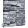 Papier Peint Papier Peint Effet 3D Briques Ardoise Gris Brique 45cmx6m