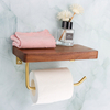 Papier toilette porte-papier serviette métal en bois téléphone support de rangement étagère suspendue porte-mouchoirs en