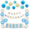 Papierfleurpartidécorationspourla maison Glitter bannière joyeux anniversaire bannière Gli