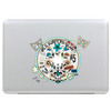 Papillon couronne autocollant vinyle adhésif d