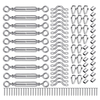 Paquet de 10 kit de fixation pour balustrade en acier inoxydable bricolage filaire cosses œillet pour bateau marine