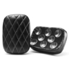 Paquet de siège arrière en cuir pour passager 6Suction 8 Ventouse pour Harley Softail Dyna