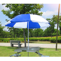Parapluie de plage Portable 2M résistant aux ultraviolets Patio de jardin Parasol réglable extérieur parasol parasol