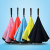 Parapluie inversé à double couche pour voiture debout