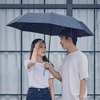 Parapluie pliant inversé 8K Ultra grand parapluie coupe-vent résistant à leau UPF50 + Anti UV protection solaire qu