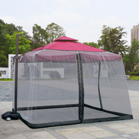 Parapluie extérieur moustiquaire pour lit à la maison couverture de parapluie romain filet de sécurité moustiquaire mous