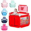 Parc pour bébé 2 en 1 à 6 côtés avec cadre à billes Toddler Children Play Yardsfor Children Under 36 Months Tent Basketb