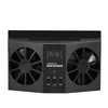 Pare-brise automatique de fenêtre de voiture à double ventilateur solaire