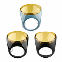 Pare-brise universel de pare-brise de pare-brise de 7inch de guidon de guidon de café pour Harley