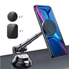 Pare-brise universel pour tableau de bord de montage magnétique de voiture support de téléphone bras télescopique en mét