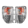 Pare-chocs avant de voiture LED antibrouillard DRL lumière jour lampe de course gauche / droite pour Toyota Prius 12-15