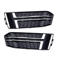 Pare-chocs avant Feu antibrouillard Grille Grill 8W0807681F 8W0807682F Pour Audi A4 B9 S-LINE 2016-2018
