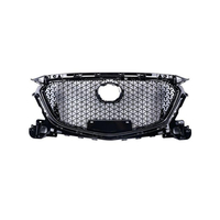 Pare-chocs avant Grille supérieure Grill Cover Protector ABS Voiture en plastique Styling Pour Mazda 3 Axela 2017 2018