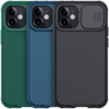Pare-chocs NILLKIN avec couvercle de lentille coulissante étui de protection antichoc anti-rayures TPU + PC pour iPhone