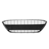 Pare-chocs avant de voiture Façade inférieure grille grille noire avec garniture chromée pour Ford Fiesta MK7