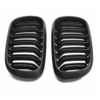 Pare-chocs avant mat noir double grille à lamelles pour BMW F15 F16 X5 X6 2014-2017