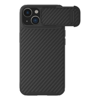 Pare-chocs Nillkin avec couvercle dobjectif antichoc anti-rayures TPU + étui de protection PC pour iPhone 14