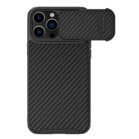 Pare-chocs Nillkin avec couvercle dobjectif antichoc anti-rayures TPU + étui de protection PC pour iPhone 14 Pro Ma