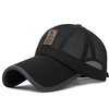 Pare-soleil décontracté casquette de baseball respirant en tissu mince