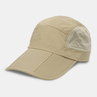 Pare-soleil dété unisexe UV Protection anti-transpiration à séchage rapide Pliable Sports de plein air Casquette de