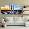 Paris Tour Eiffel Peintures Art 5 Pcs Imprimer Image Home Decor Aucune Encadrée