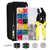 PARON JX-D4T 4 en 1 AWG20-10 Pince à sertir Pince à sertir fil Kit Outils Pince à cliquet Outils à main avec terminaux 8