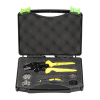 Paron® JX-D5 Pince à Sertir à Cliquet Multifonctions à Dénuder Kit de Pinces à Bornes