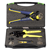 Paron® JX-D5301 Outil de Sertissage à Cliquet Multifonctionnel Pinces Strippers à Fil Terminals Kit