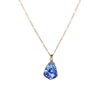 Partager Obtenez des coupons Vintage Colorful Géométrique Naturel Pierre Pendentif Collier Irrégulier Goutte Deau C